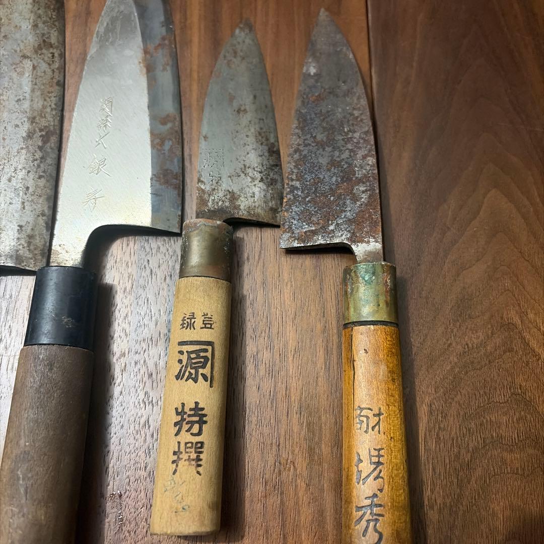 包丁セット 6本 木製ハンドル