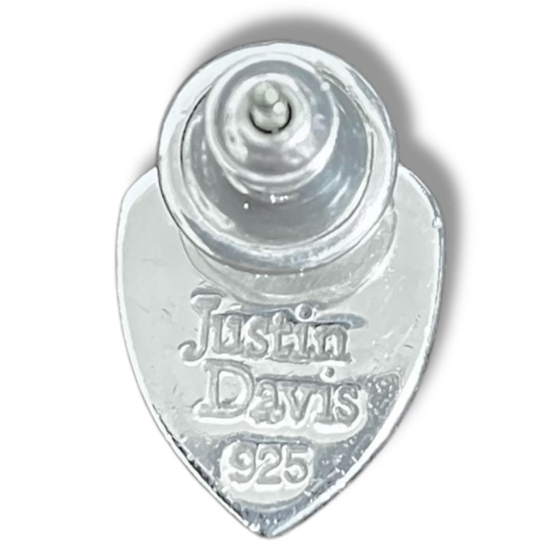 ジャスティンデイビス ピアス925 シルバー 王冠　盾