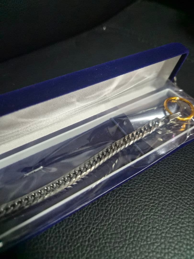 限定価格　喜平　６面ダブル　純チタン　ブレスレット20cm