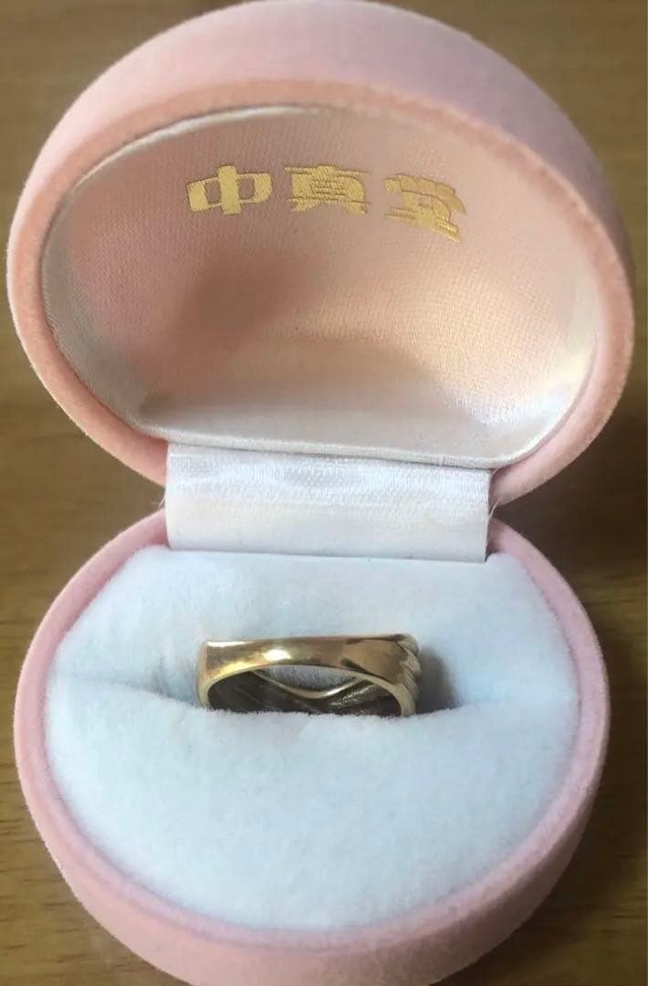ぴ*読様 K18ゴールドリング　K18指輪　約5.8g 中真堂