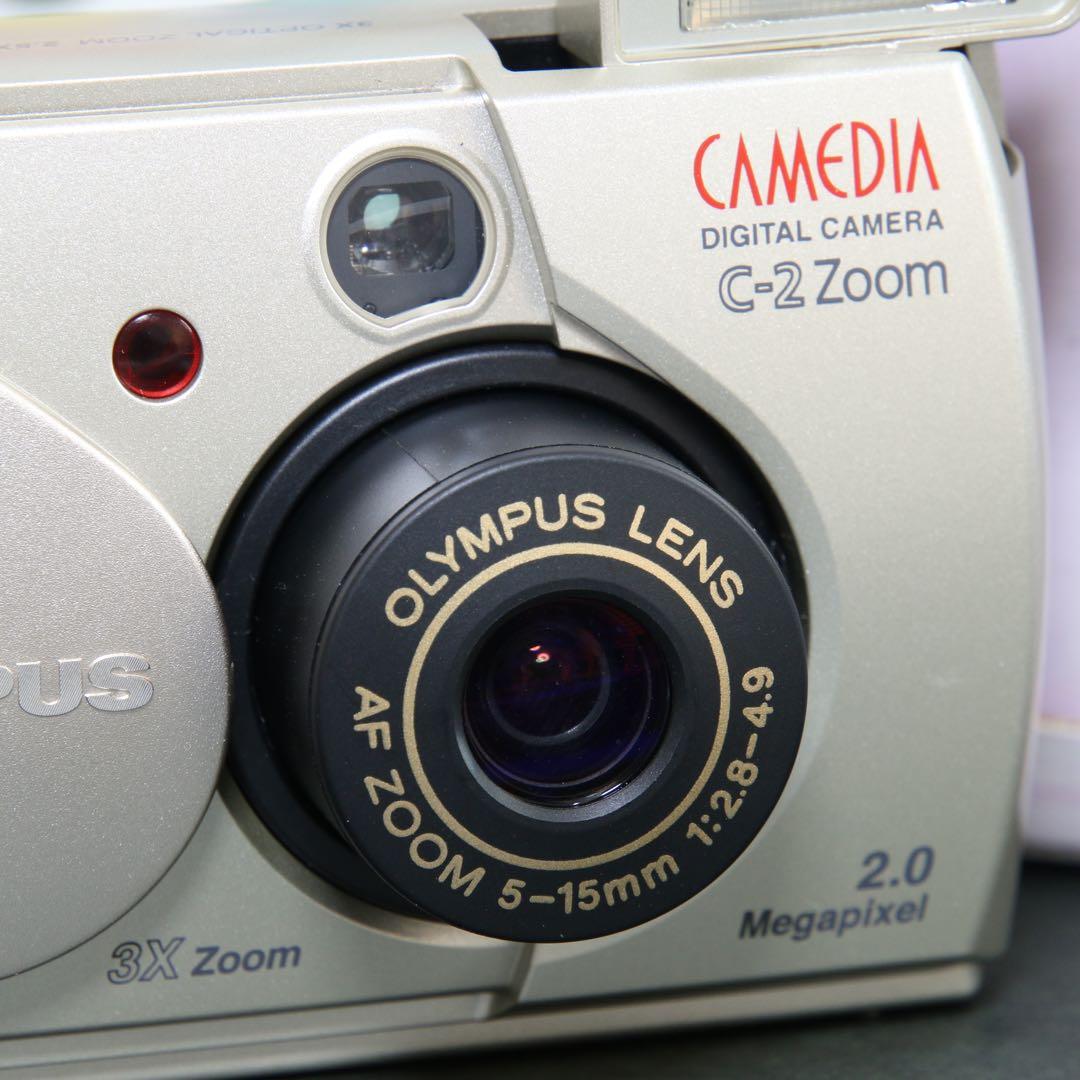 ♥︎◇OLYMPUS CAMEDIA C-2 ZOOM ◇レトロデジカメ♪ ◇元箱