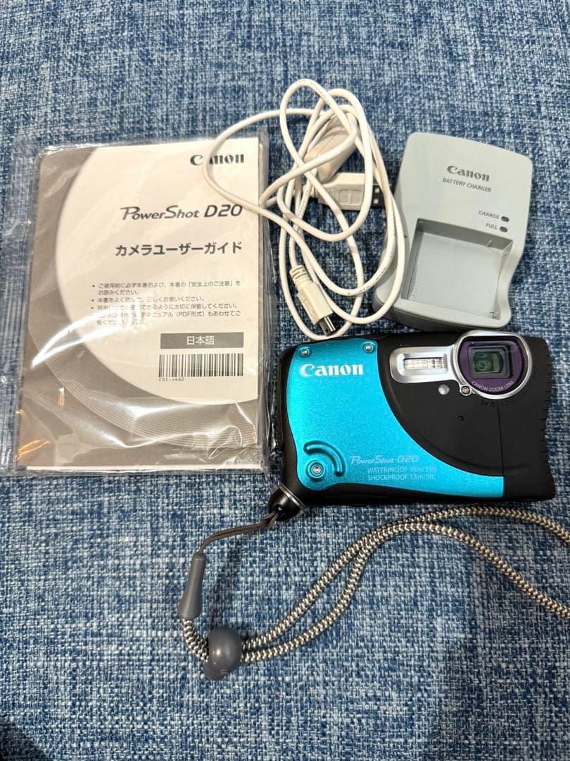 【美品】Canon PowerShot D20 キャノン　デジタルカメラ　防水