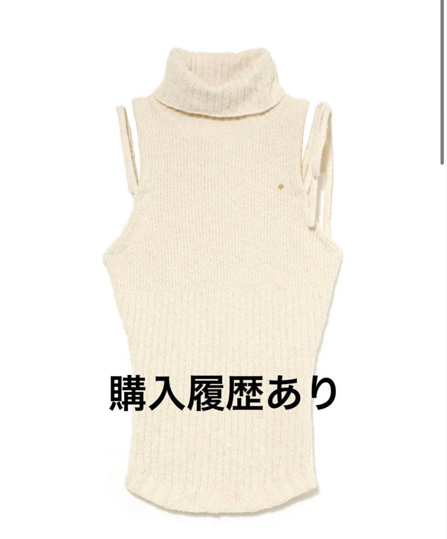 正規品 ANDMARY Rumi knit tank ivory