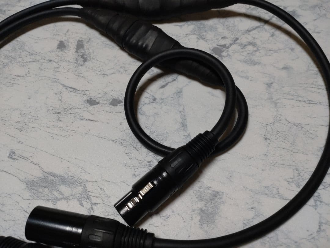 【カスタム依頼】140段式カタパルト搭載　XLRケーブル ペア　約1.5m