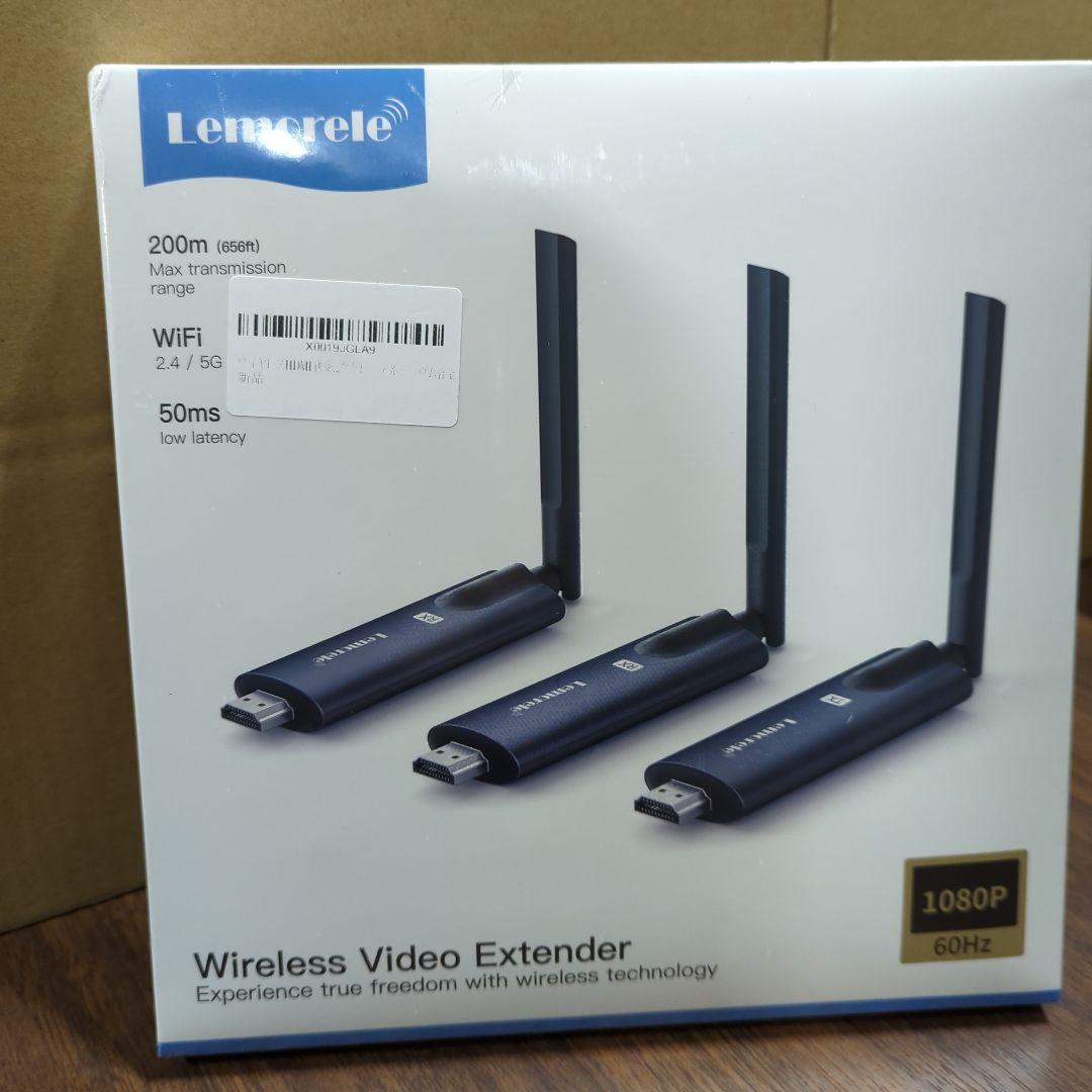 ワイヤレス HDMI 送受信機セット無線 1×送信機+2×受信機 200M 新品