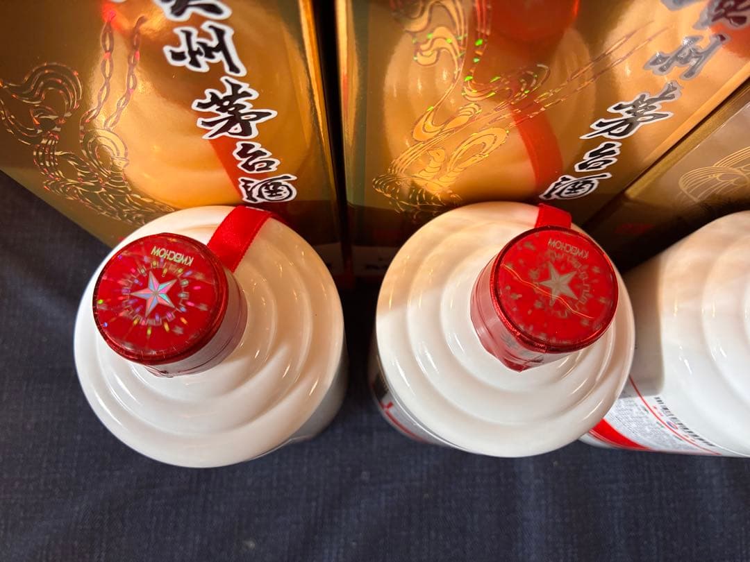 2024年最新貴州茅台酒 マオタイ酒 天女ラベル 53% 500ml 4本セット