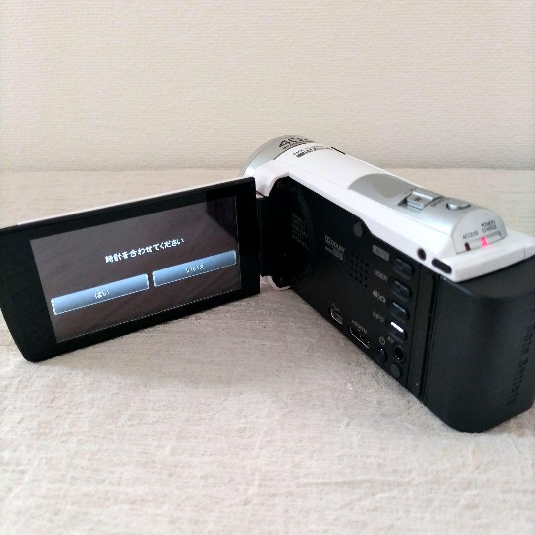 美品　Everio JVC FULL HD ビデオカメラ GZ−HM390‐ｗ