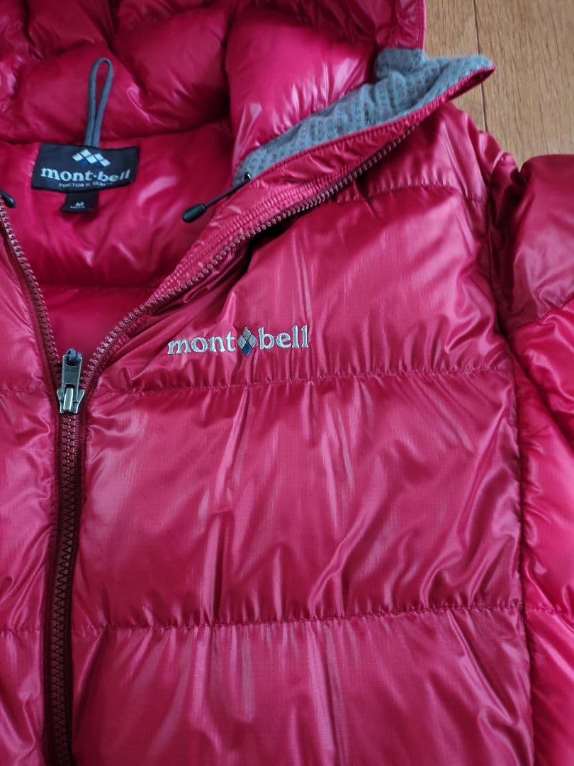 mont-bell ダウンジャケット M 赤