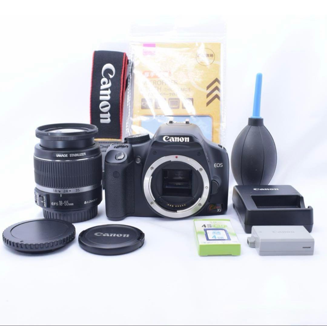 ✨未使用に近いショット数✨Canon EOS Kiss X2 標準レンズセット