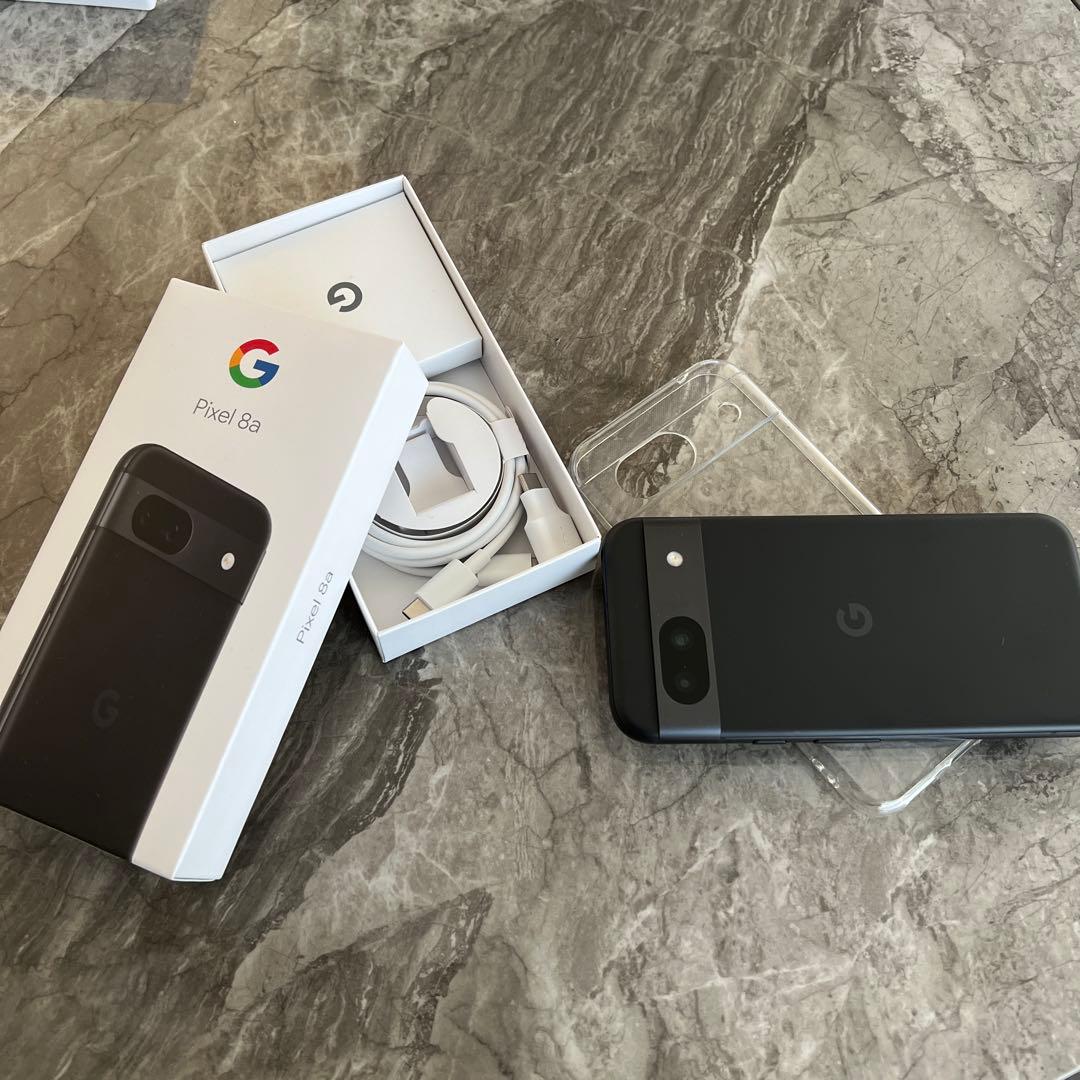 Google Pixel 8a 本体 黒 使用期間4日程 不具合なし