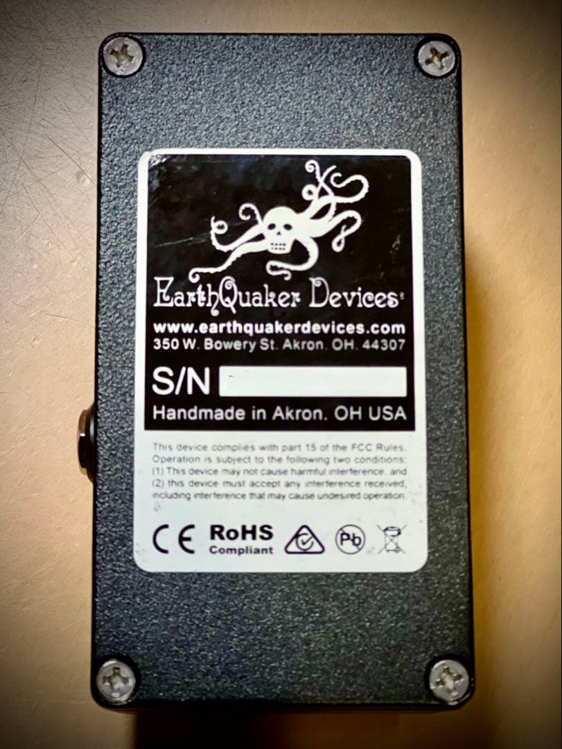 EarthQuaker Devices Afterneath 幻想系リバーブ