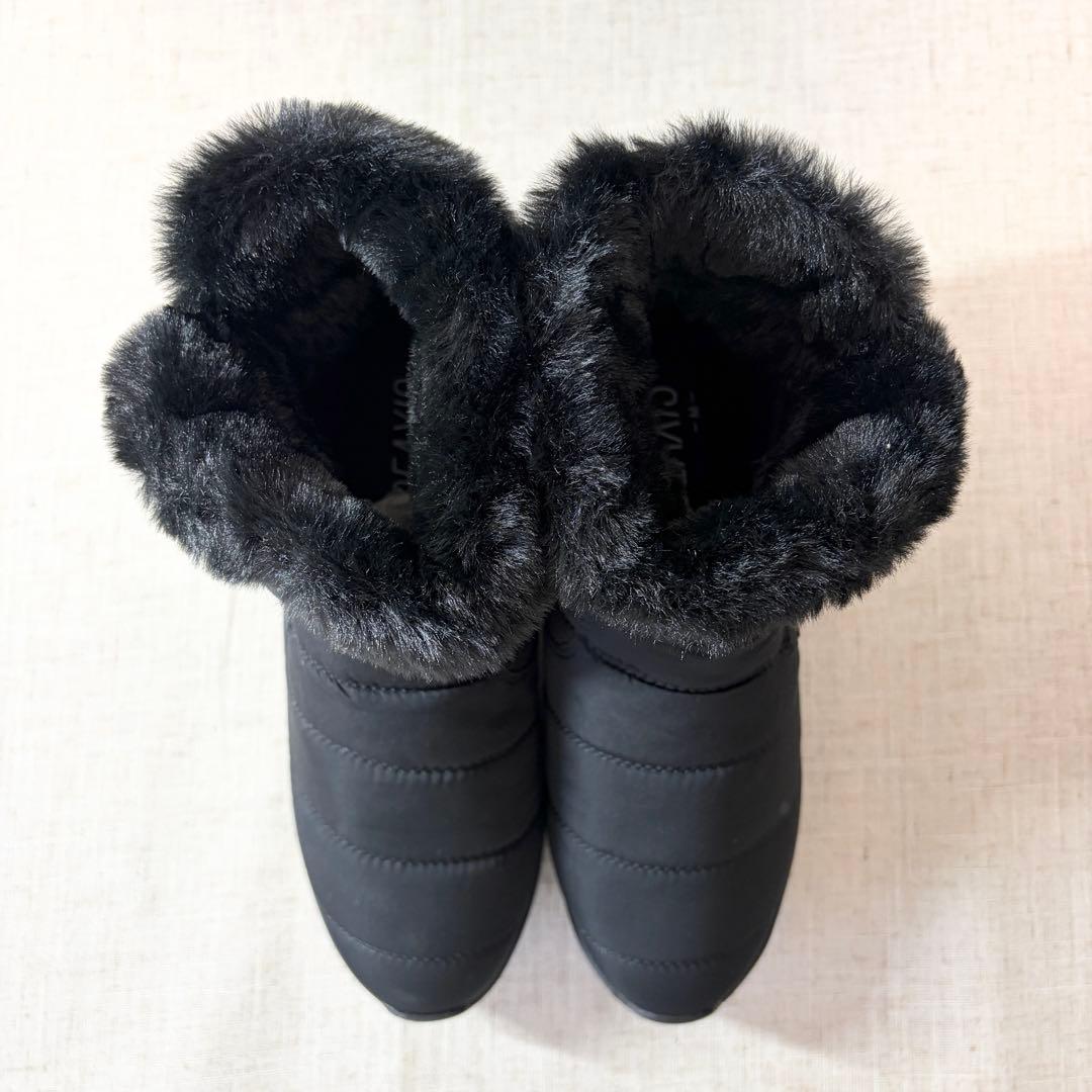 未使用級★BEAXIS ビーアクシス バランスコアブーツ ダウンタイプ 24cm