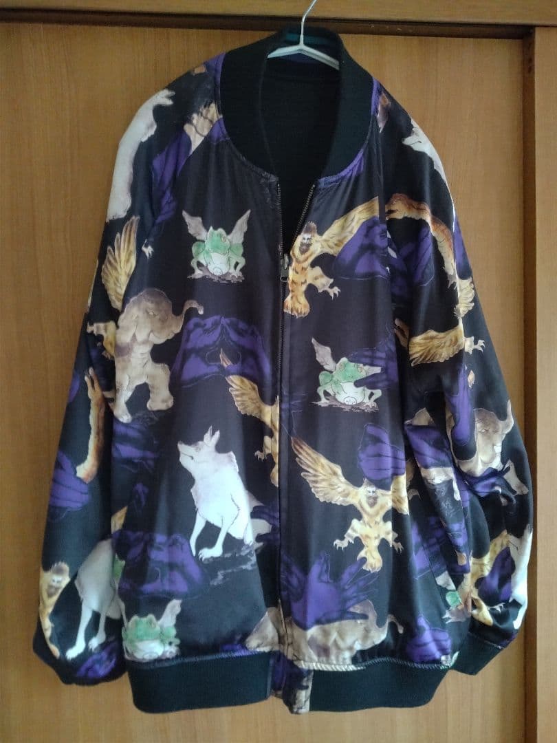 フシグロリバーシブルスカジャケット【呪術廻戦コラボ】glamb