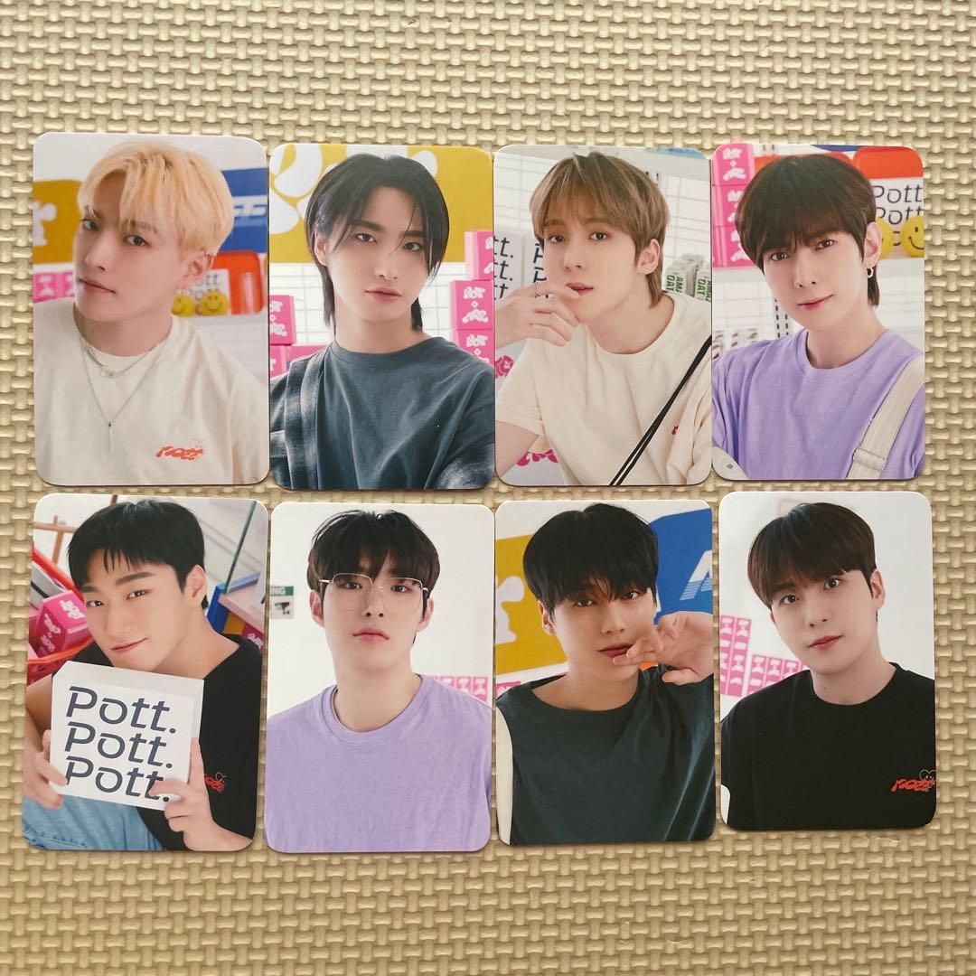 pott. ateez アチズ　トレカ　8人分 コンプセット