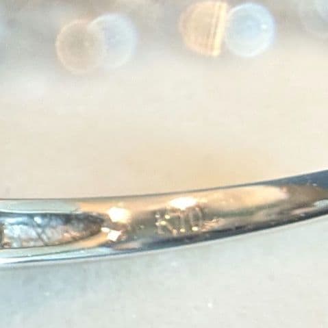 TSUTSUMI タンザナイトのリング　k10 WG