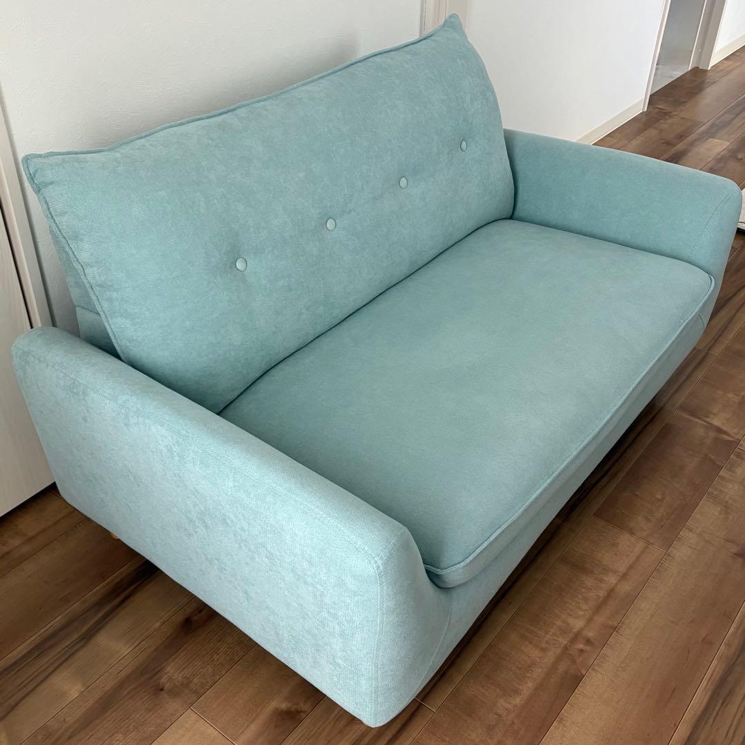 ニトリ 2人がけ ソファ ローソファにもなるコンパクトソファ