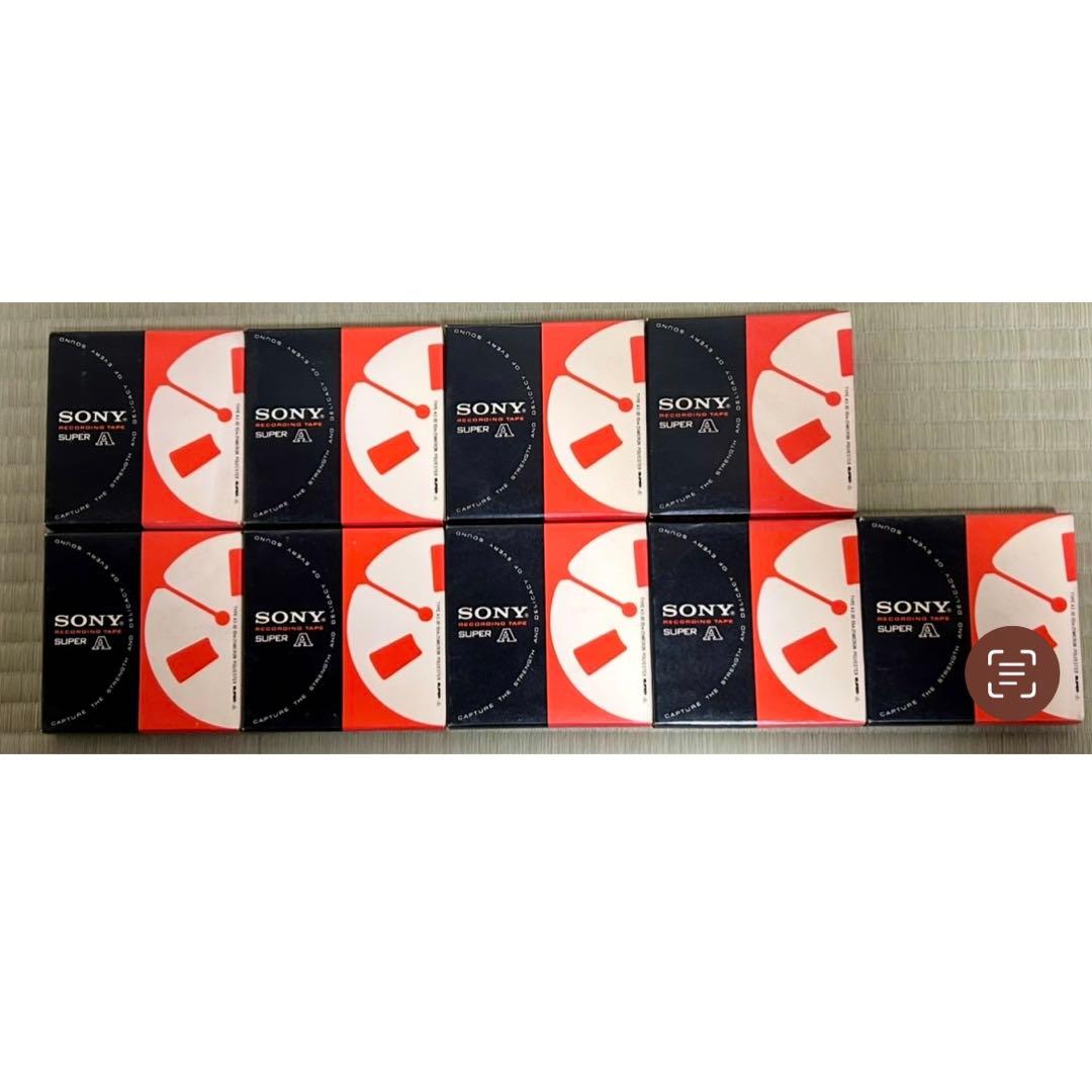 【新品・未使用】SONY オープンリールテープ　9枚