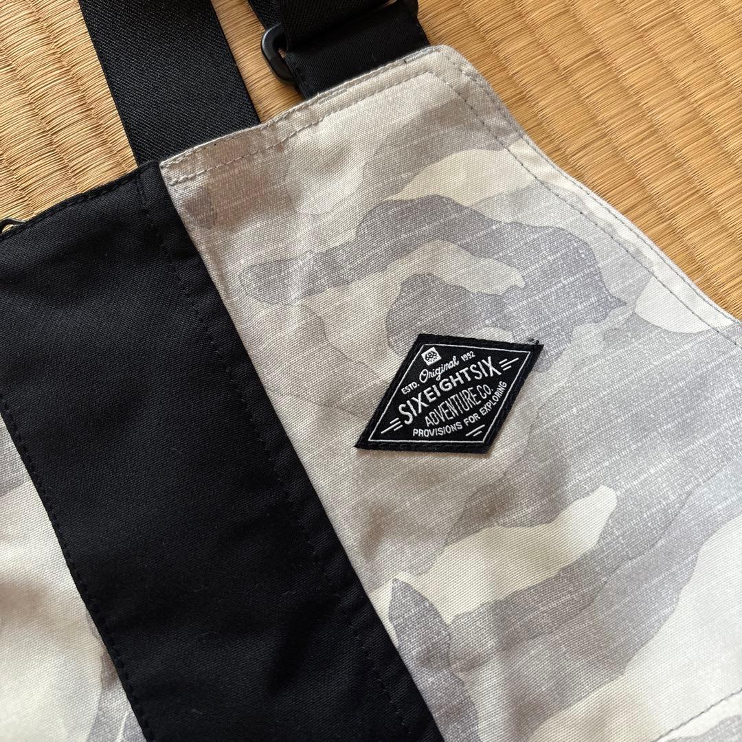 686 スノーボード ビブパンツ Lサイズ 美品