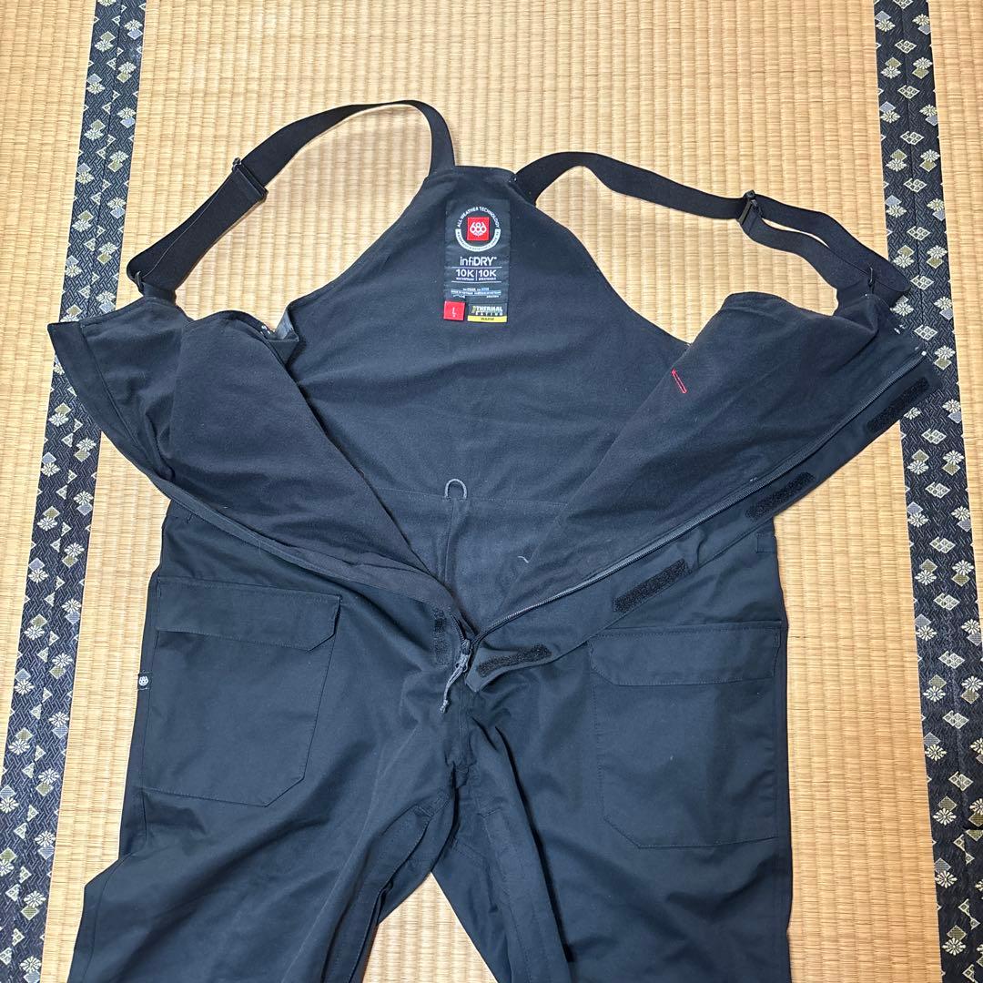 686 スノーボード ビブパンツ Lサイズ 美品