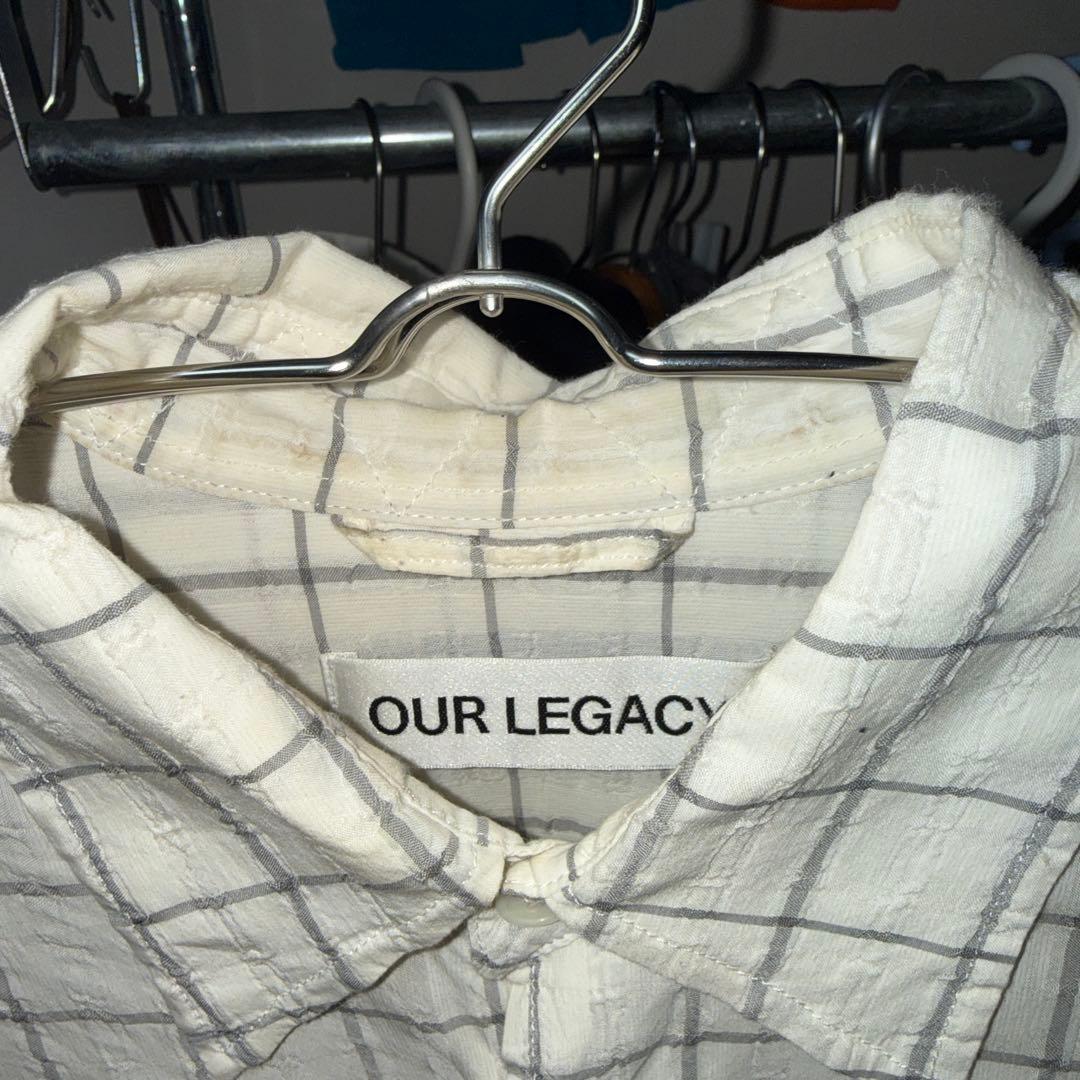 our legacy 24ss abobe チェック　シャツ