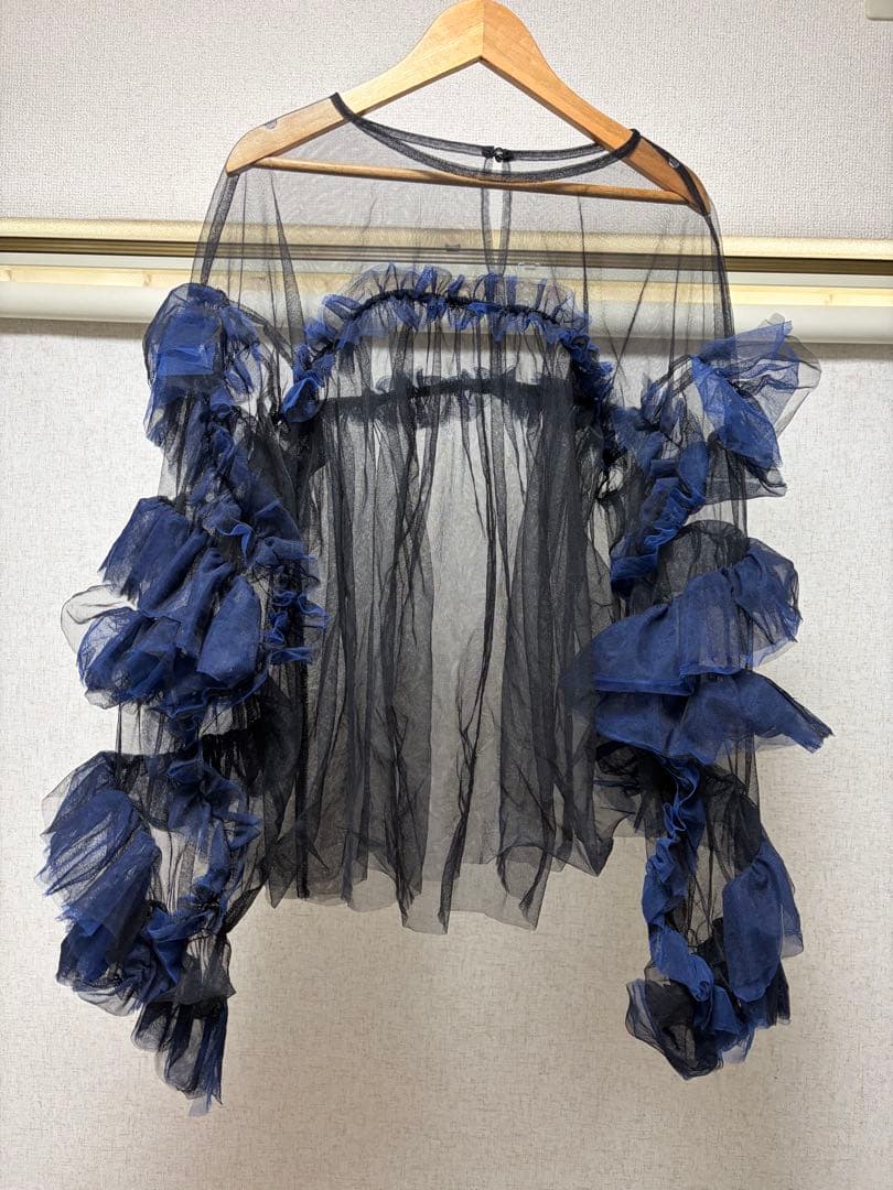 デコラティブチュールトップス decorative tulle tops