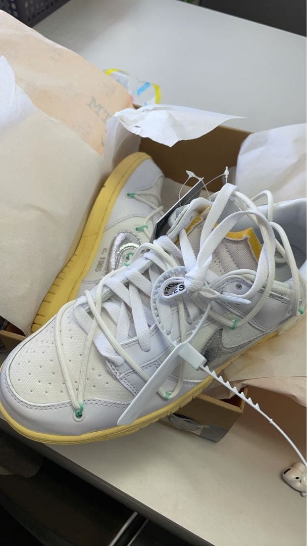 t*i様 OFF-WHITE × NIKE DUNK LOW 1　\"WHITE