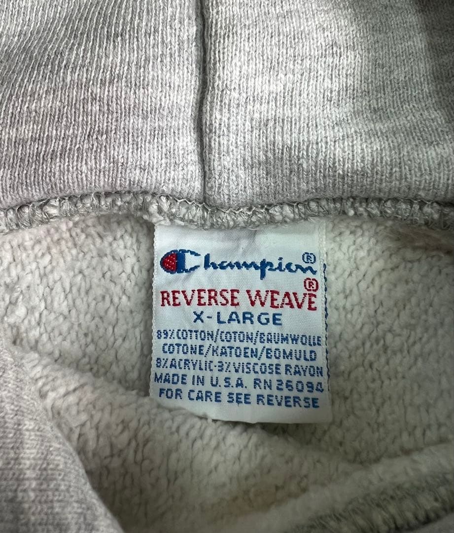 90's チャンピオンリバースウィーブ　オハイオ　スウェット　パーカー USA製