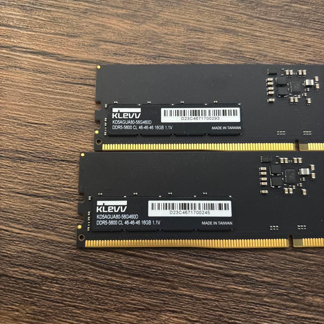 KLEVV DDR5 5600 32GB(16×2)