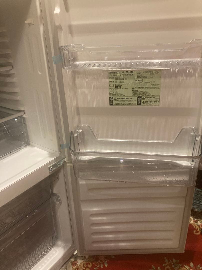 ツインバード　HR-E911 冷蔵庫　愛知県引き取り希望