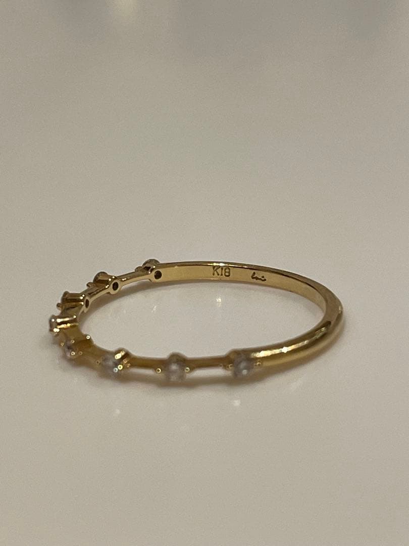 lui jewelry 8 diamonds ring 13号