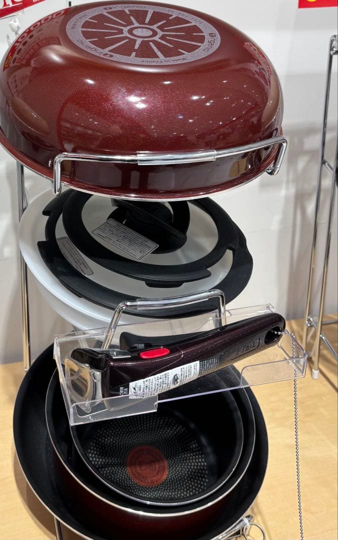 T-fal インジニオネオ　バーガンディ　インテンス　セット9