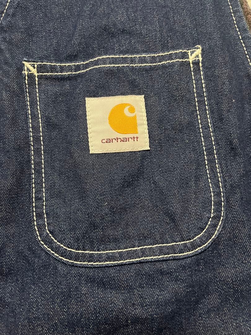 極美品　Carhartt デニムベスト S wip