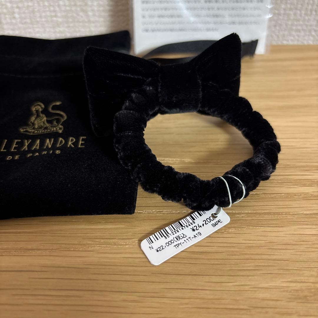 ♡*s様 アレクサンドルドゥパリ　ヘアゴム　ベロア　リボン