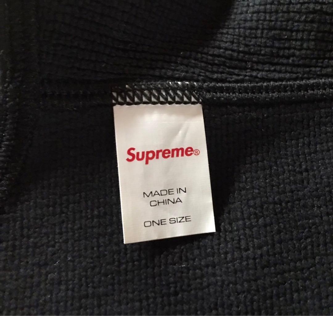 シュプリームネックウォーマー正規品supreme BLACK