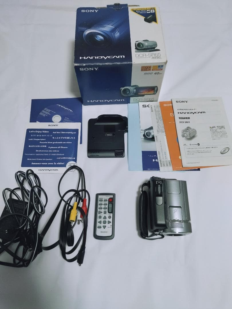 美品 SONY ソニー DCR-SR65 デジタルビデオカメラレコーダー