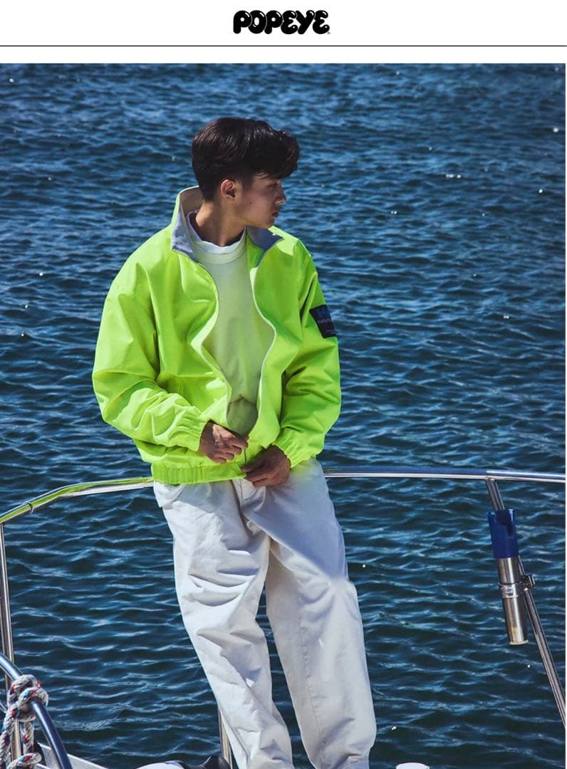 希少レア　Helly Hansen ネオンイエロー ナイロンジャケット