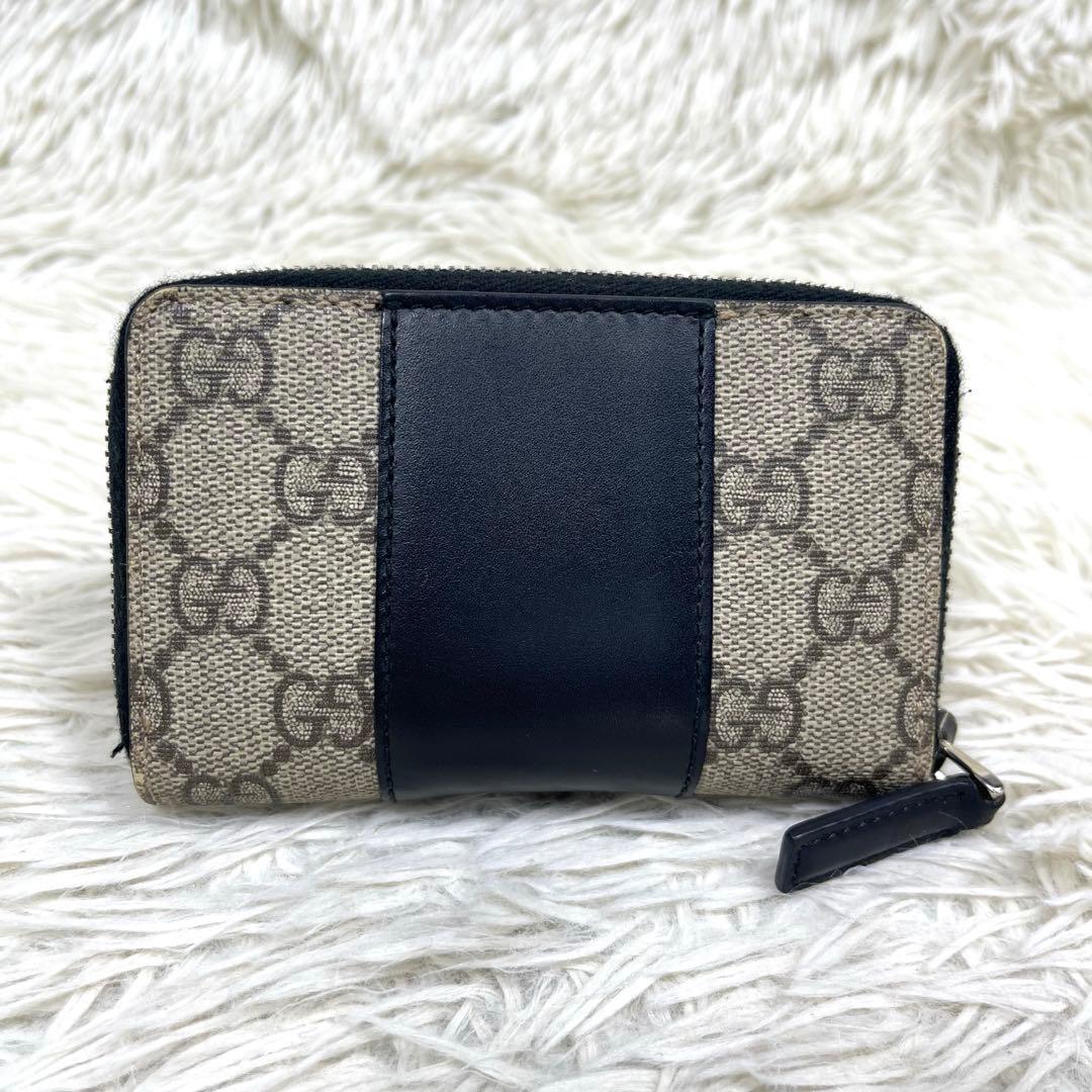 美品‼️ GUCCI グッチ　ケース　GGスプリーム レザー　PVC