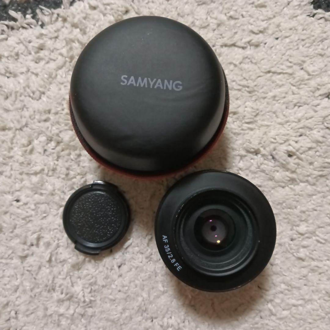 samyang サムヤン AF35mm F2.8 フィルター・ケース付