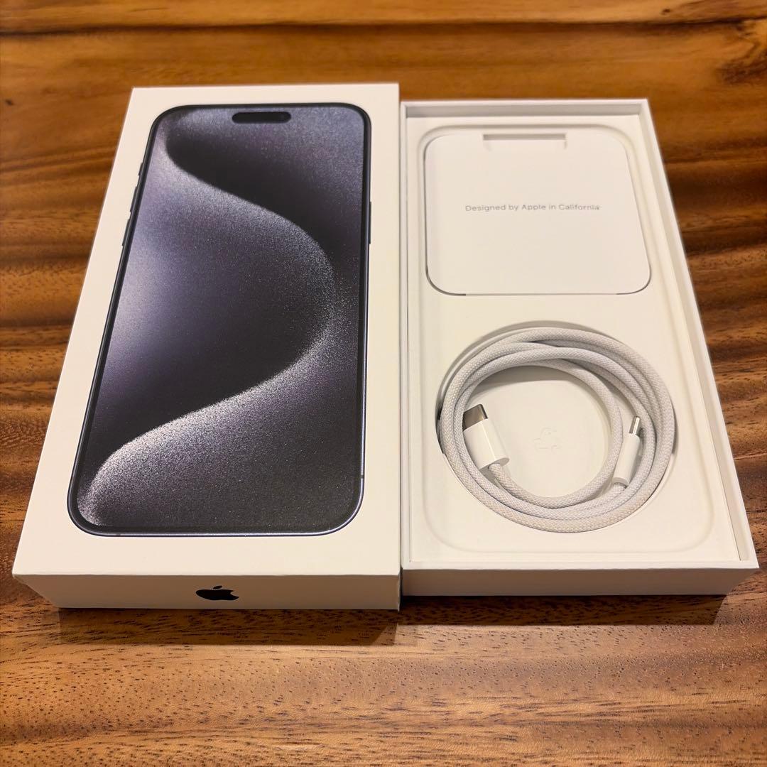 【美品】iPhone 15 Pro Max 256GB ブルー 90%