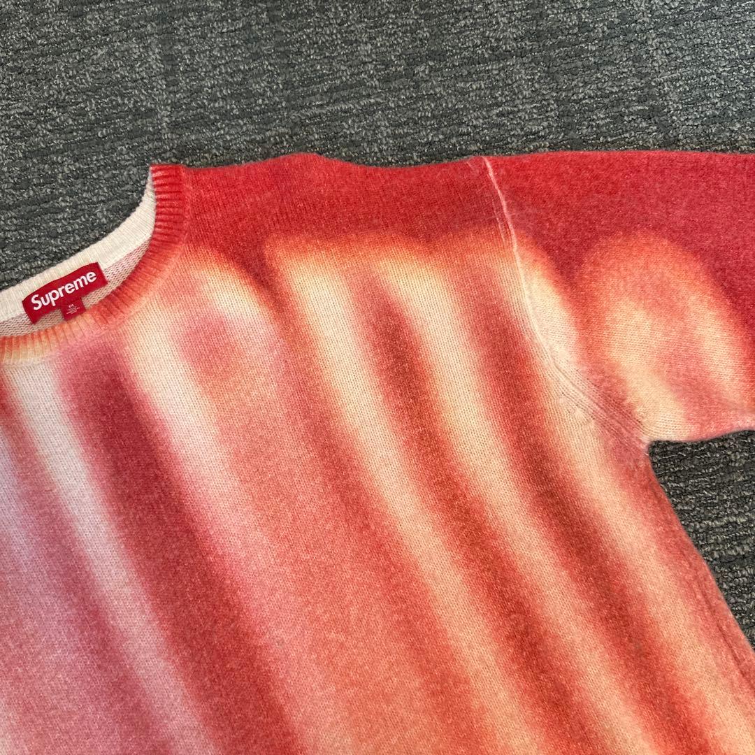 23awBlurredLogoSweaterニット セーター　supreme