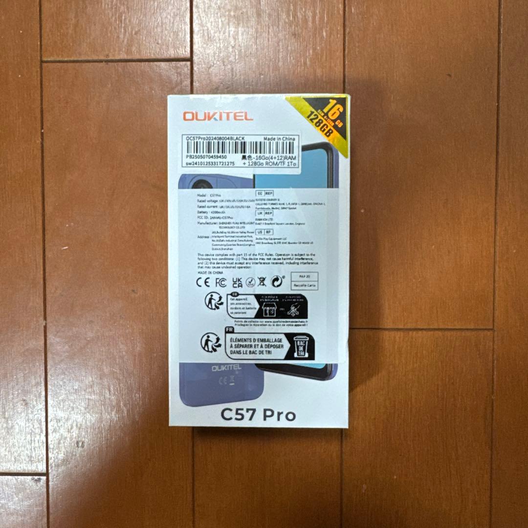 スマートフォン本体 OUKITEL C57 Pro 16GB/128GB
