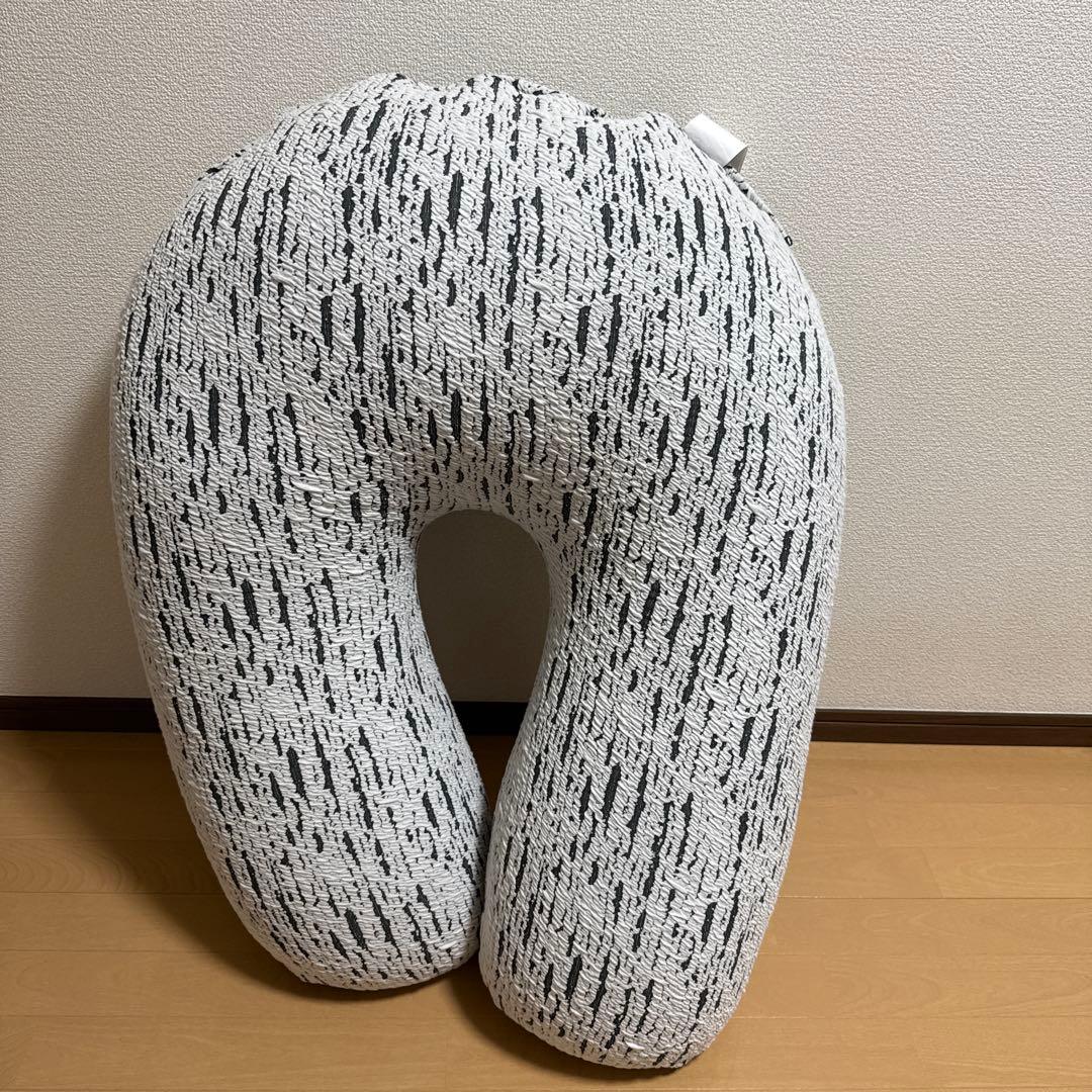 【美品】ヨギボー yogibo ラックスサポート ライトグレー U字型