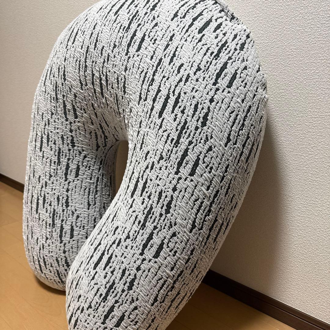 【美品】ヨギボー yogibo ラックスサポート ライトグレー U字型