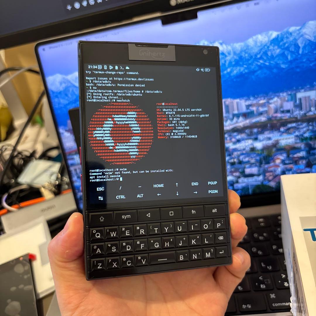 Unihertz Titan 2｜Root｜予備画面付