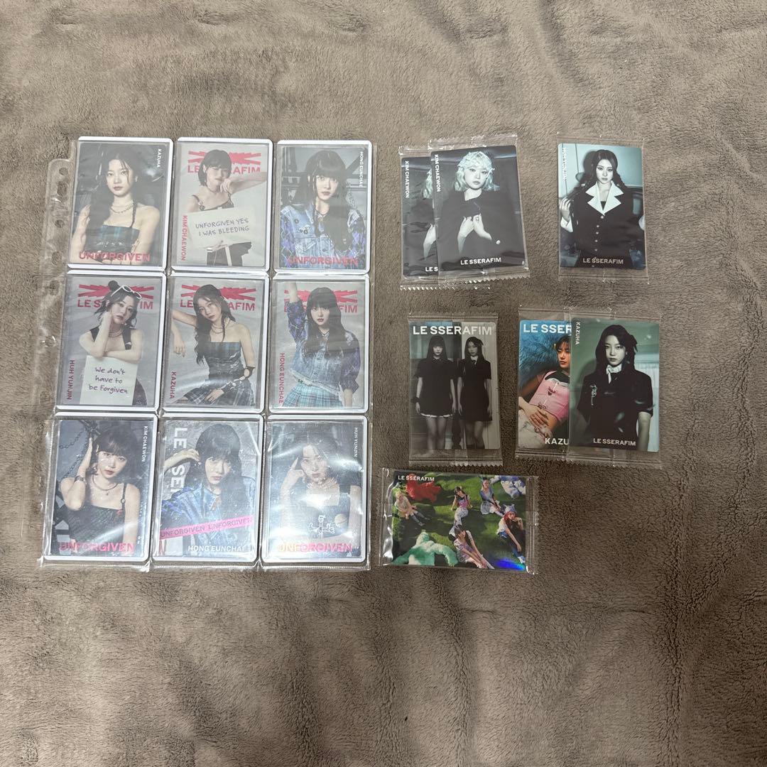 LE SSERAFIM グッズまとめ売り トレカ大量 公式のみ