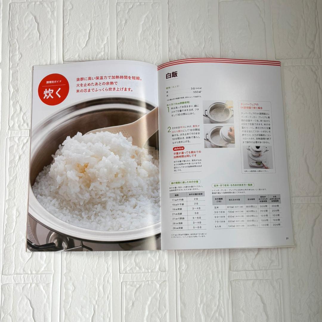 タッパーウェア　レインボークッカープレミアム21㎝寸胴鍋