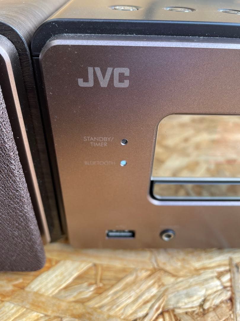 【動作確認済】JVC コンポ 2020年製 CA-EXS55 ウッドコーン