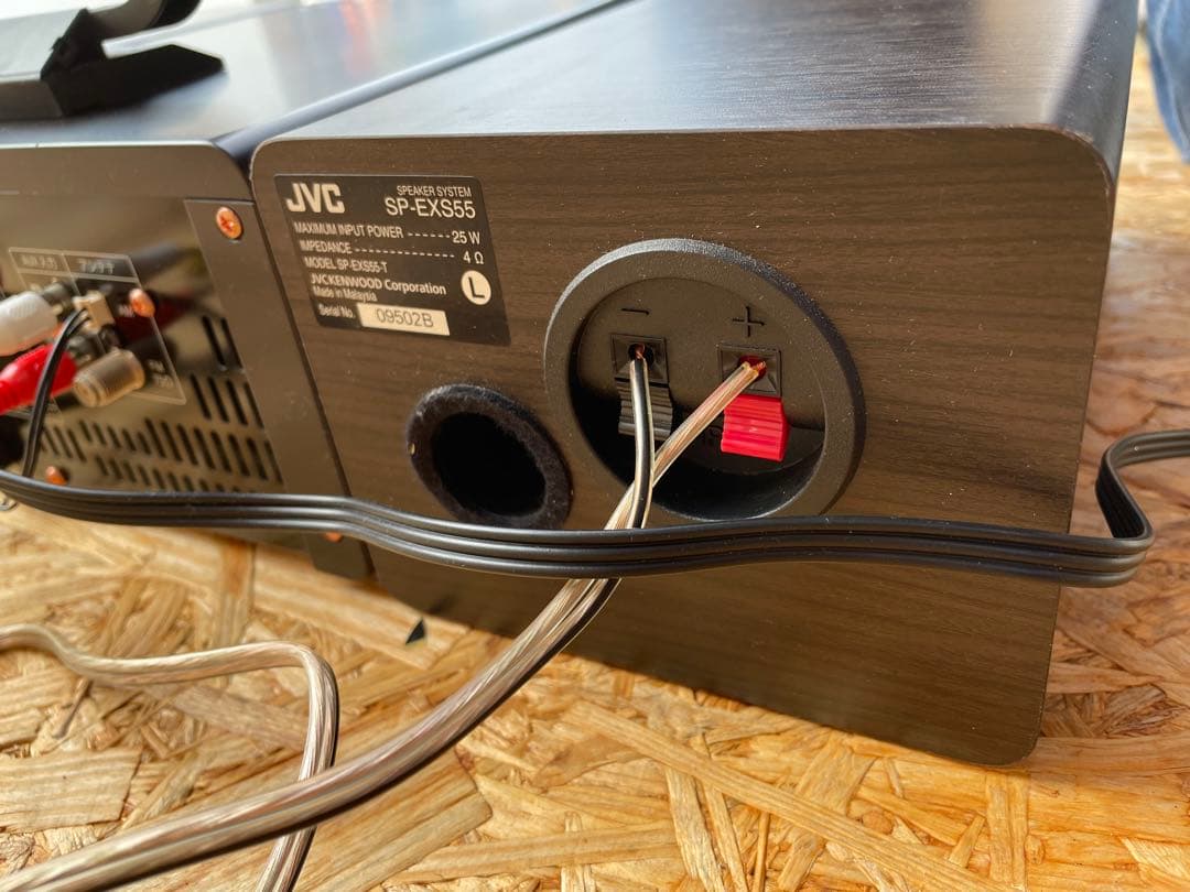 【動作確認済】JVC コンポ 2020年製 CA-EXS55 ウッドコーン