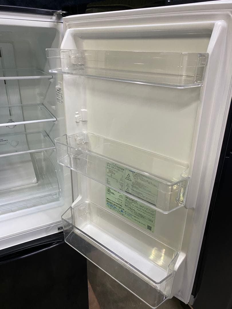 TOSHIBAノンフロン冷凍冷蔵庫153L 2018年製GR-P15BS (K)