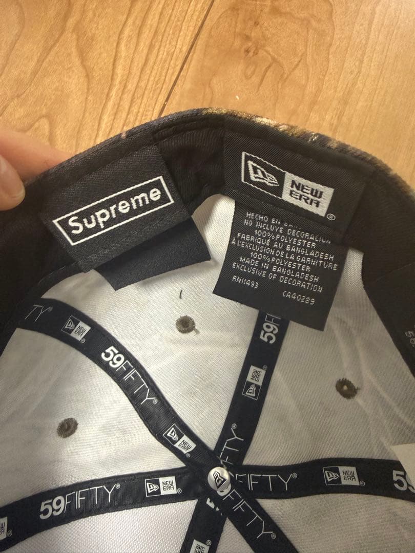 Supreme BoxLogo NewEra 7 3/8 リアルツリー 25SS